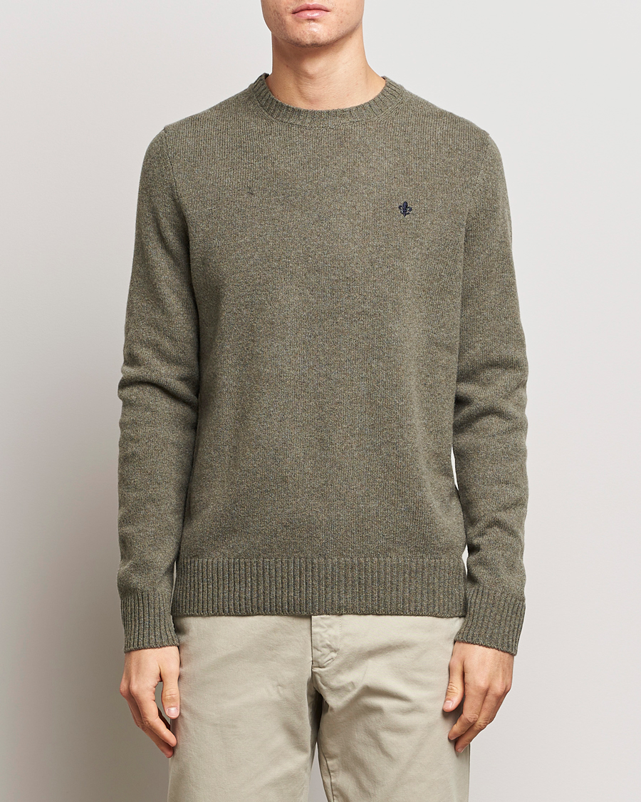 Herre | Gensere | Morris | Newton Crew Neck Olive