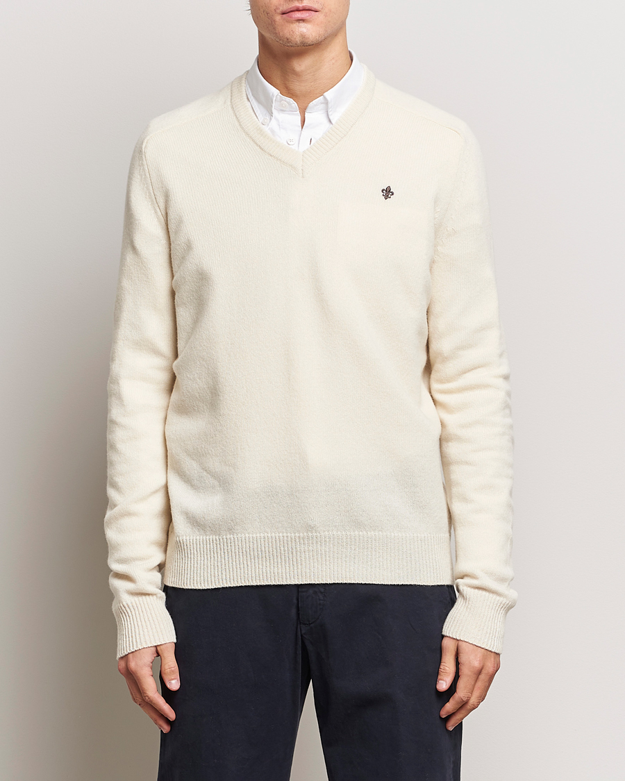 Herre | Gensere | Morris | Newton V-neck Off White