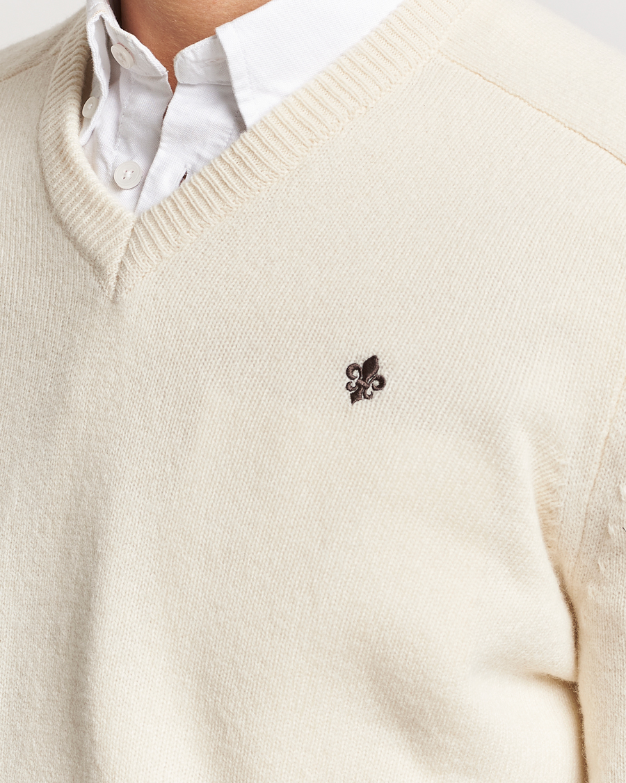 Herre | Gensere | Morris | Newton V-neck Off White