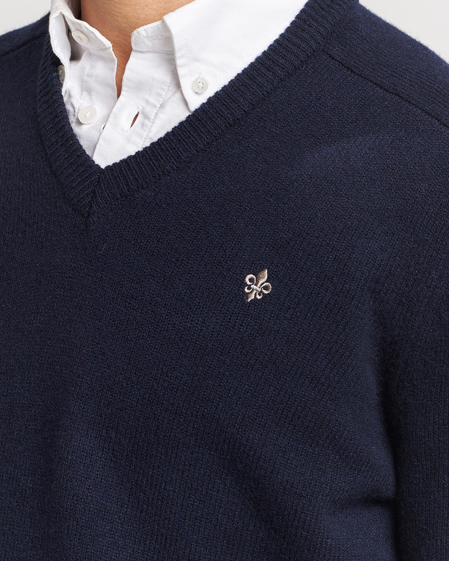 Herre | Gensere | Morris | Newton V-neck Navy