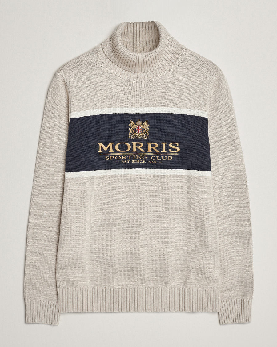 Herre | Gensere | Morris | Trevor Logo Rollneck Khaki