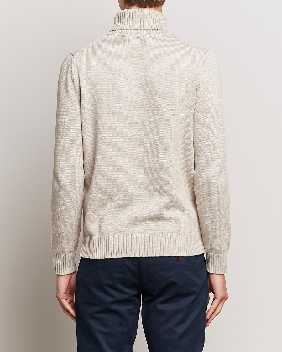 Herre | Gensere | Morris | Trevor Logo Rollneck Khaki