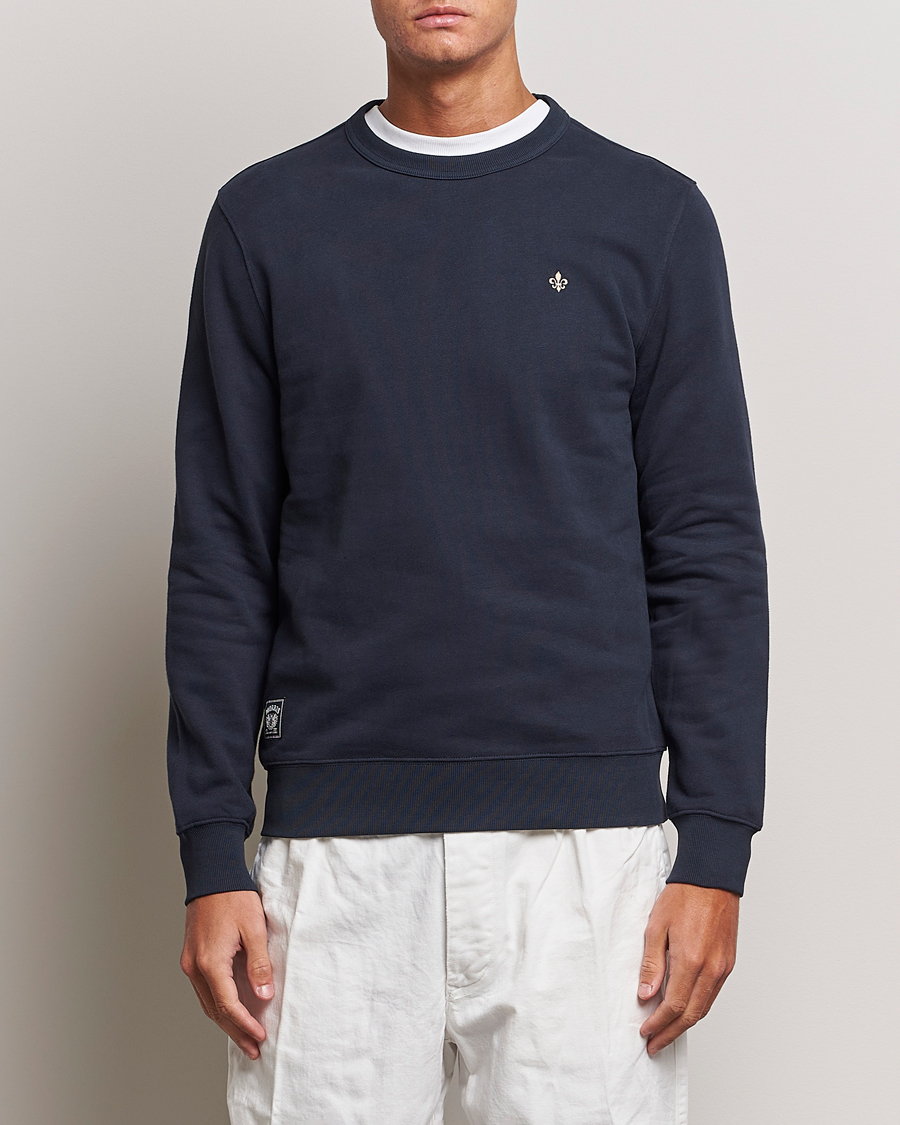 Herr | Tröjor | Morris | Brandon Lily Sweatshirt Old Blue