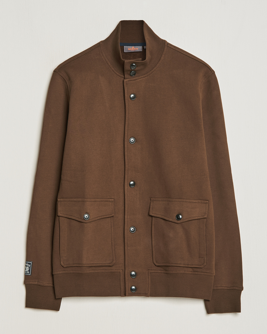 Herre | Gensere | Morris | Corwell Sweatshirt Cardigan Brown