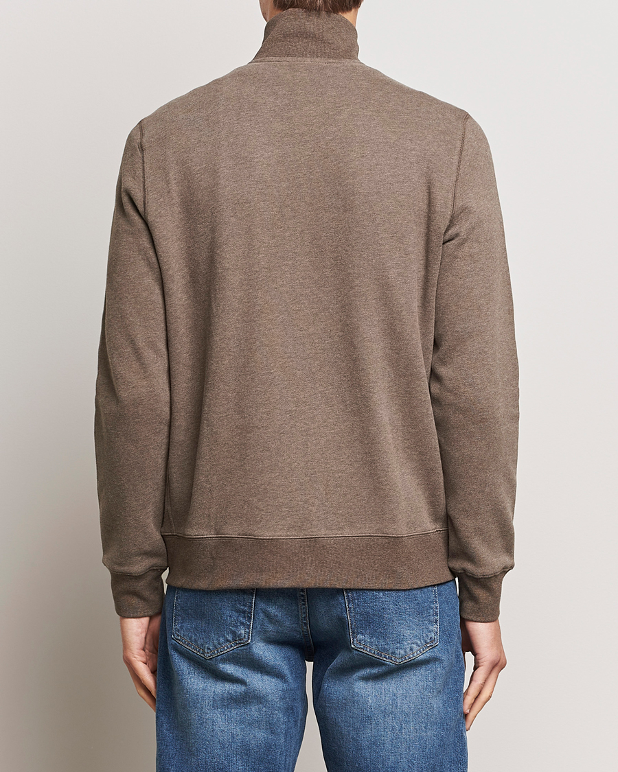 Herre | Gensere | Morris | Warren Sweat Zip Cardigan Brown