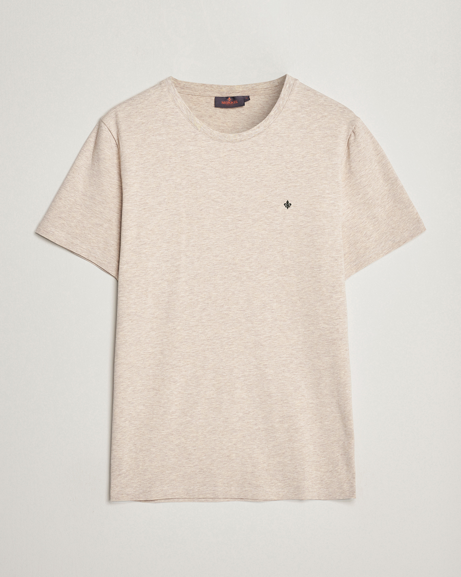 Herre | T-Shirts | Morris | James Crew Neck T-shirt Khaki