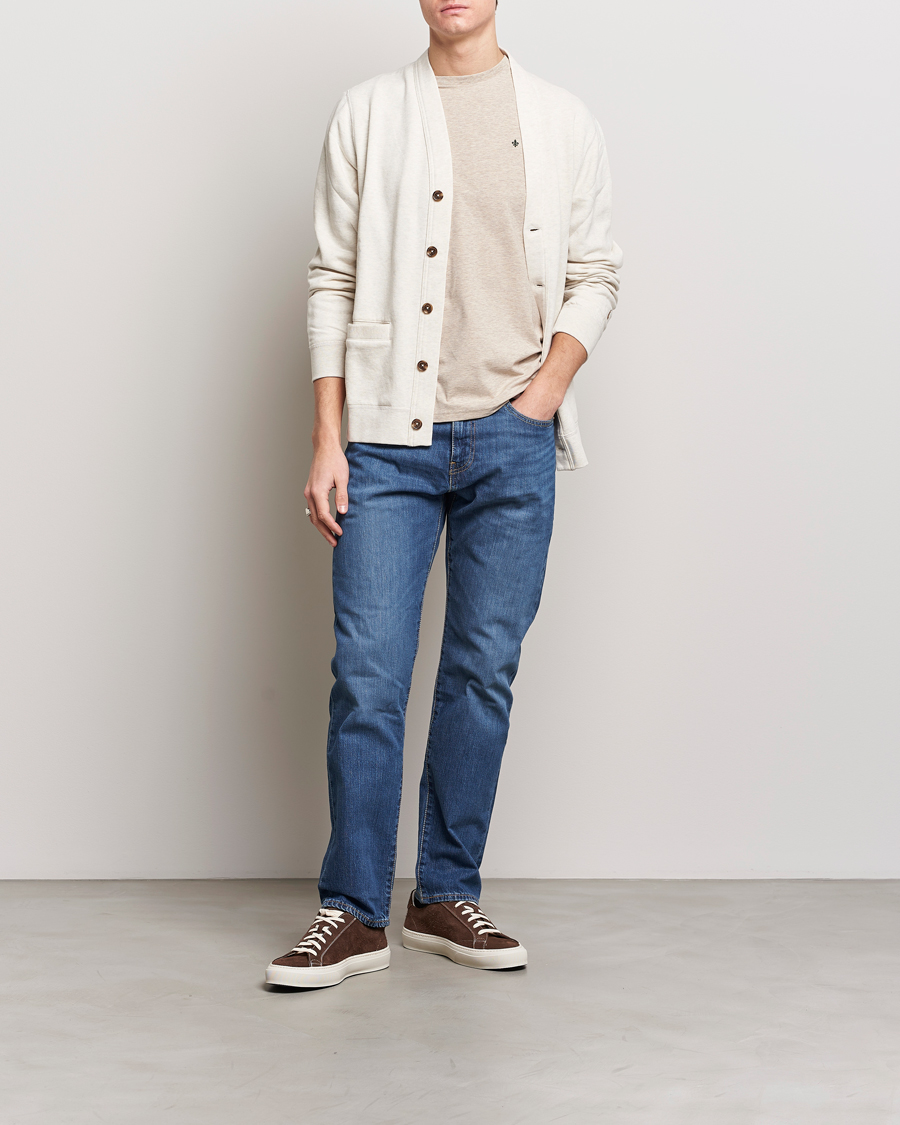 Herre | T-Shirts | Morris | James Crew Neck T-shirt Khaki