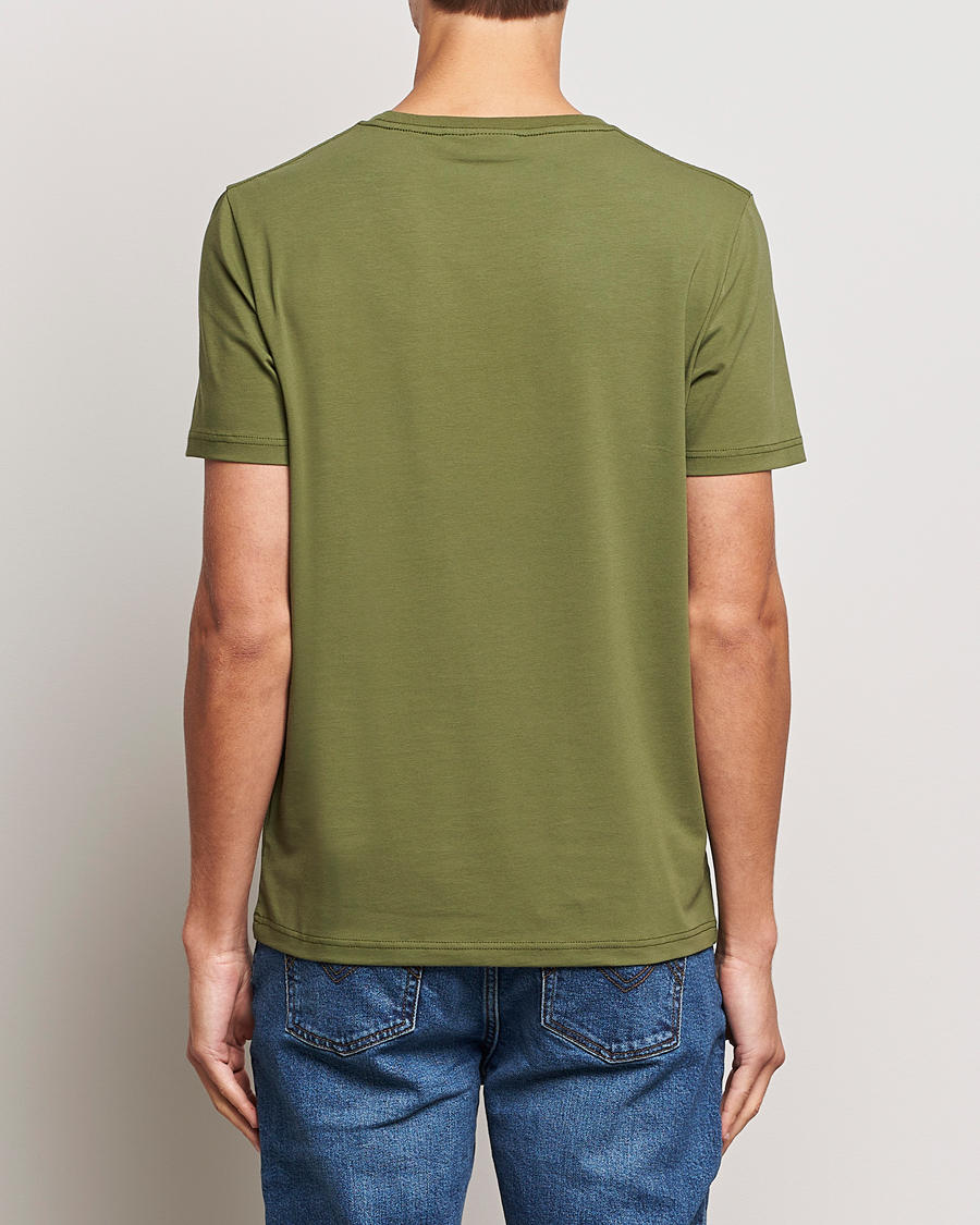 Herre | T-Shirts | Morris | James Crew Neck T-shirt Olive