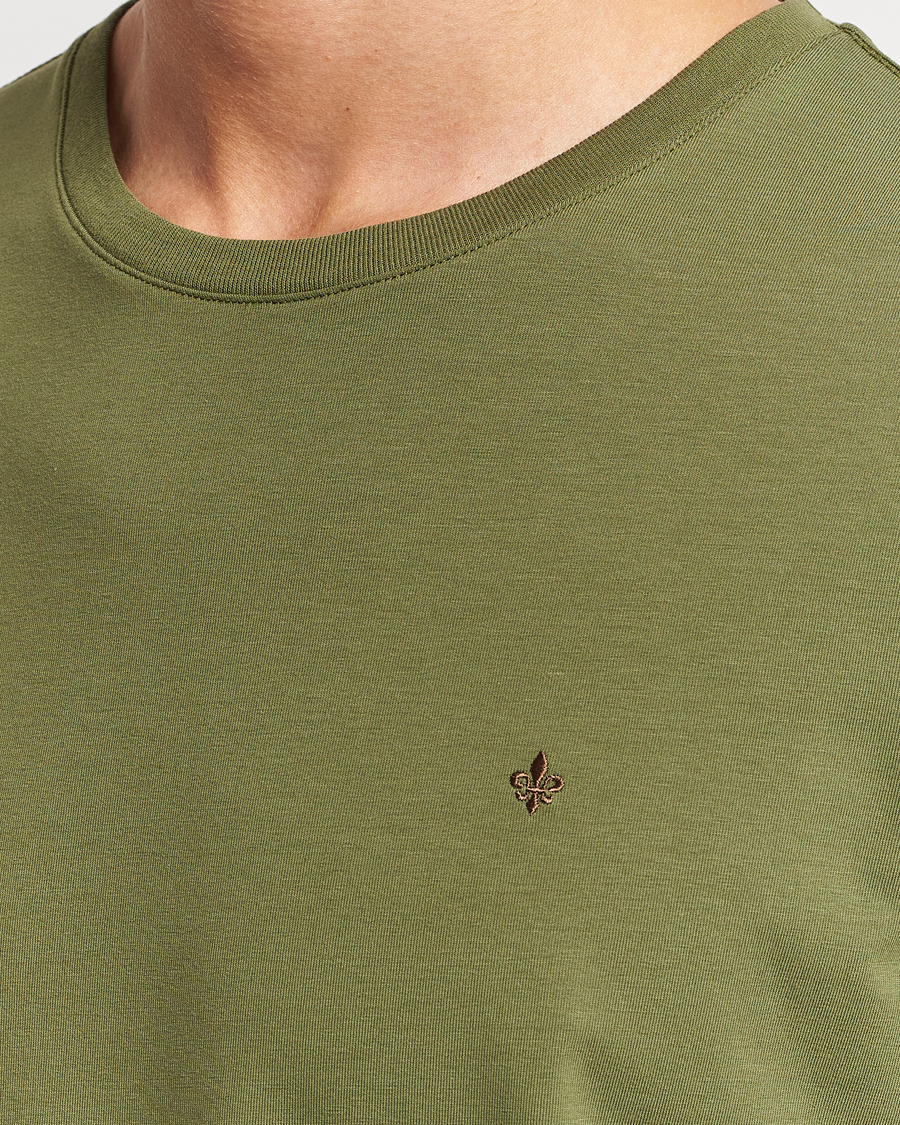 Herre | T-Shirts | Morris | James Crew Neck T-shirt Olive