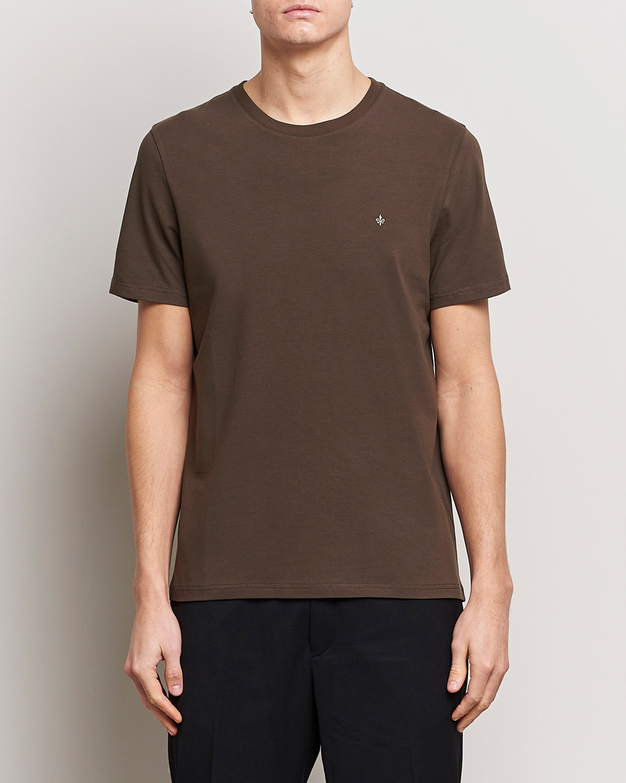Herre |  | Morris | James Crew Neck T-shirt Brown