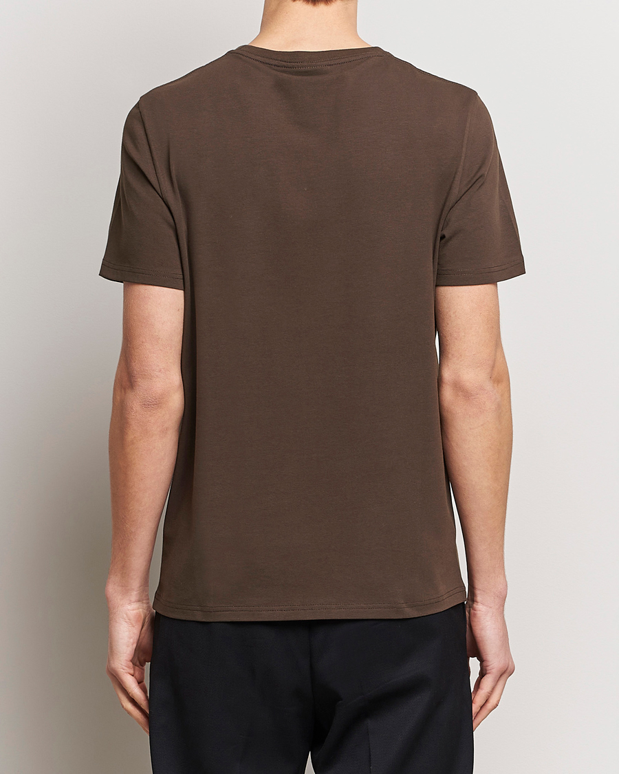 Herre | T-Shirts | Morris | James Crew Neck T-shirt Brown