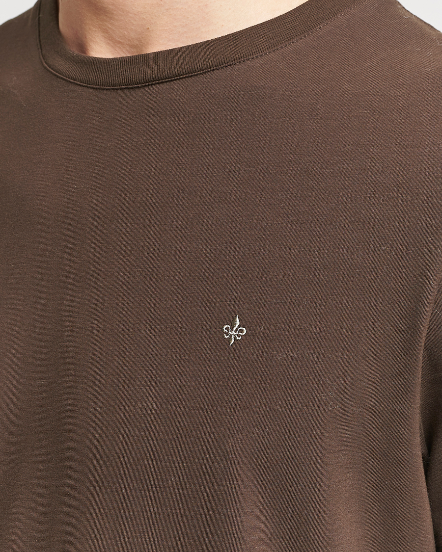 Herre | T-Shirts | Morris | James Crew Neck T-shirt Brown