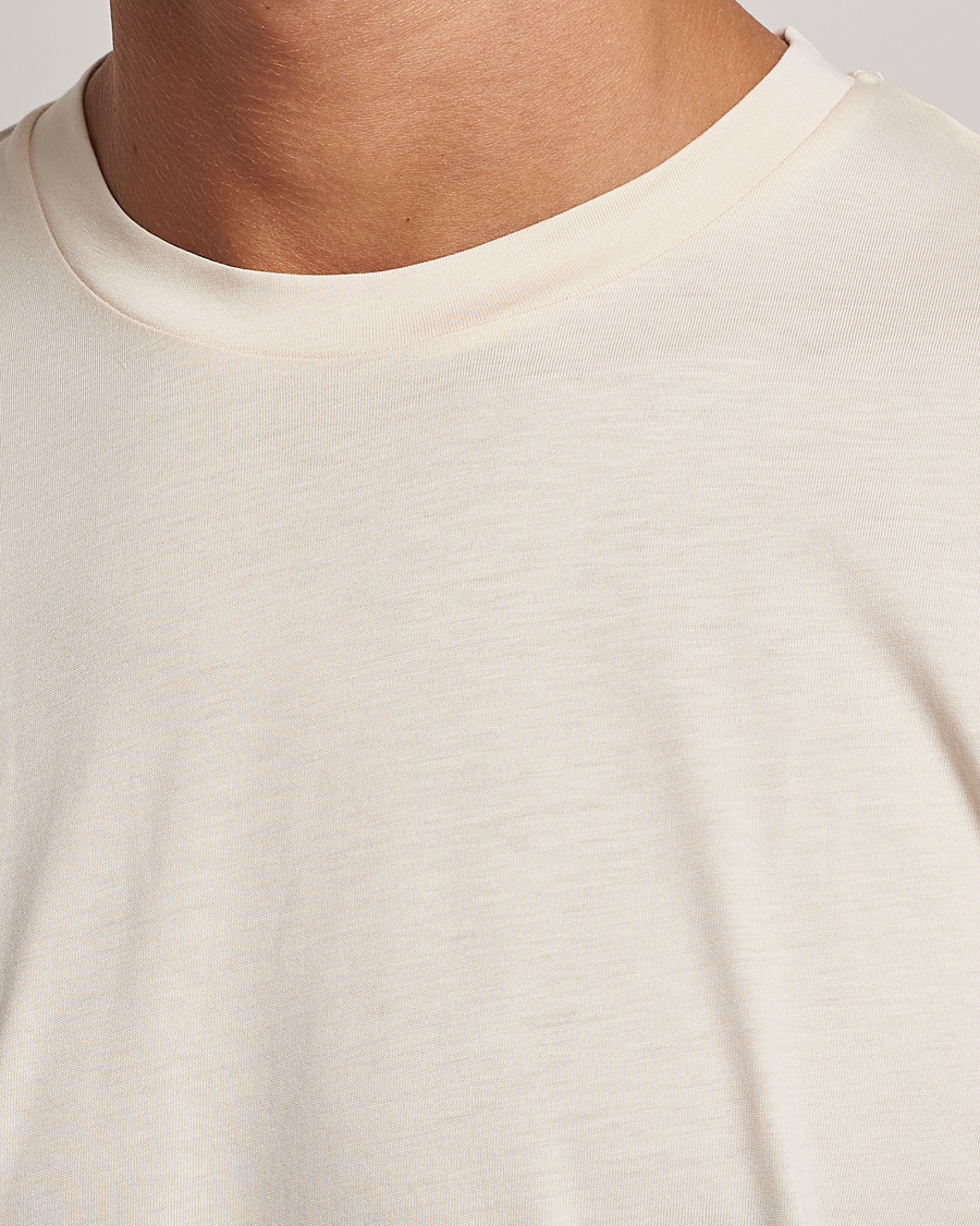 Herre | T-Shirts | Sunspel | Riviera Midweight Tee Undyed