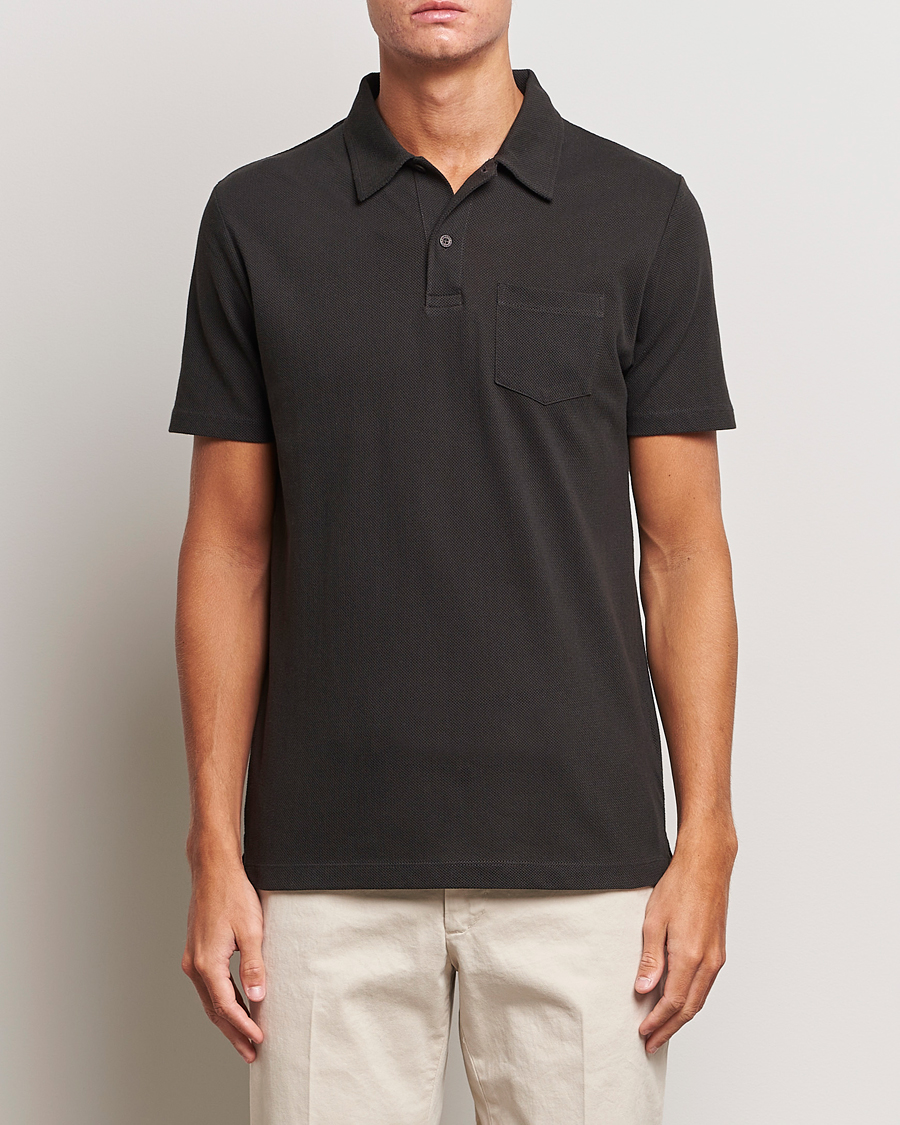 Herre | Pikéer | Sunspel | Riviera Polo Shirt Coffe