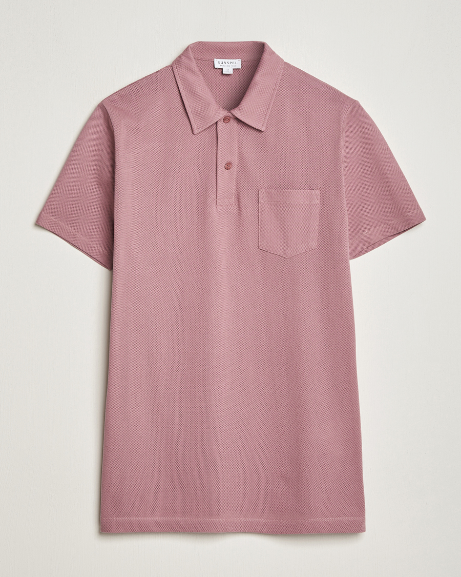Herre | Pikéer | Sunspel | Riviera Polo Shirt Vintage Pink