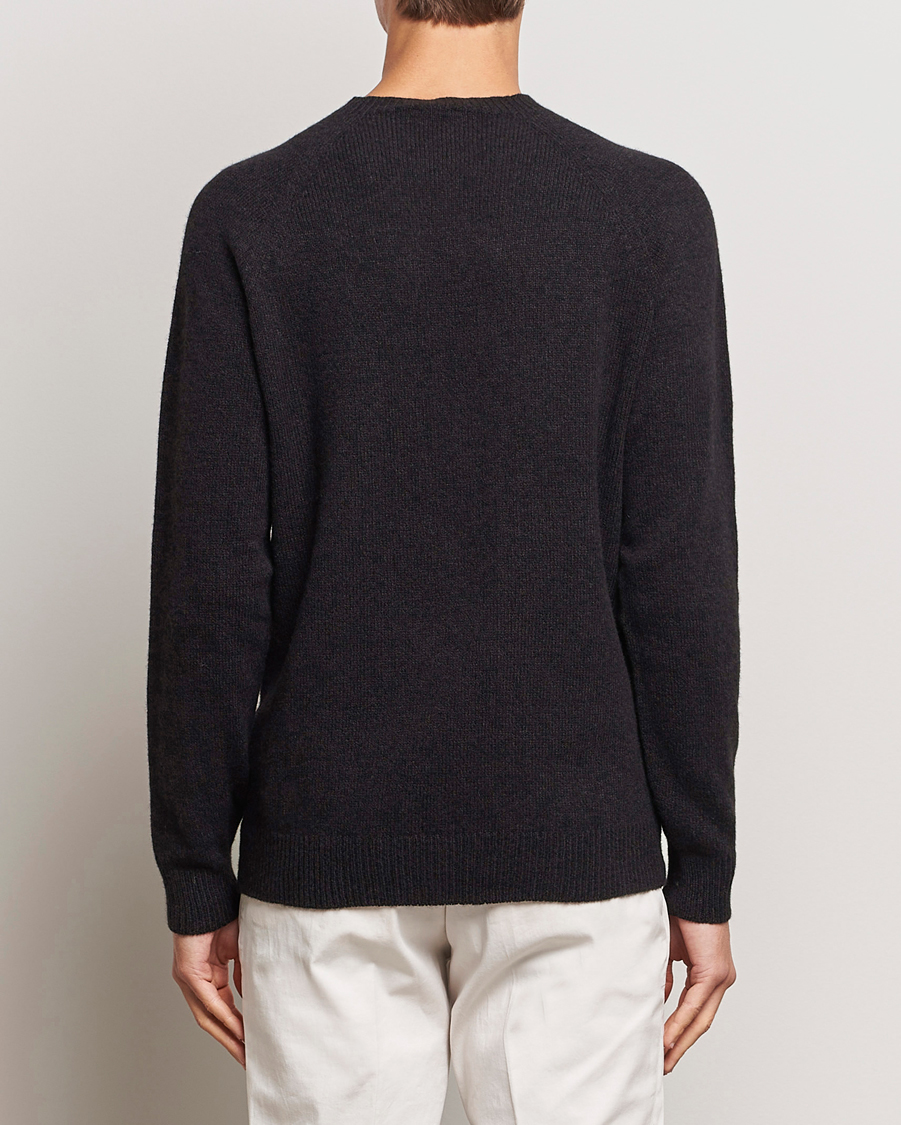 Herre | Gensere | Sunspel | Lambswool Crewneck Coffee Twist