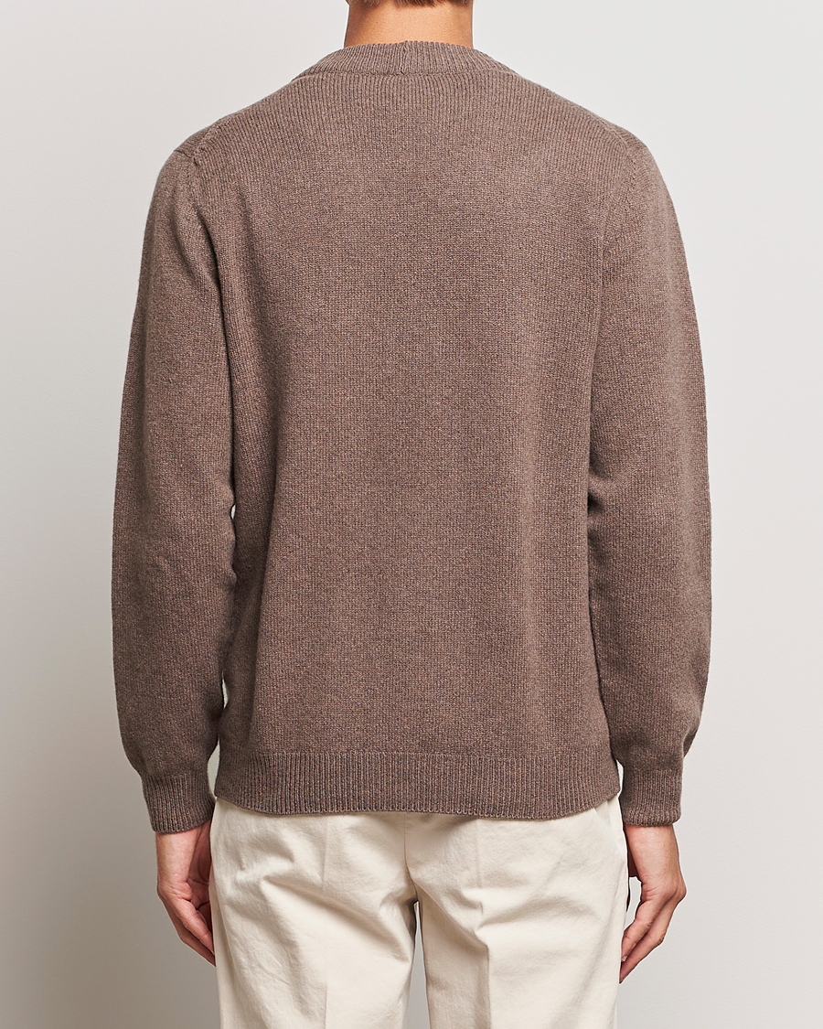 Herre | Gensere | Sunspel | Lambswool Cardigan Cedar