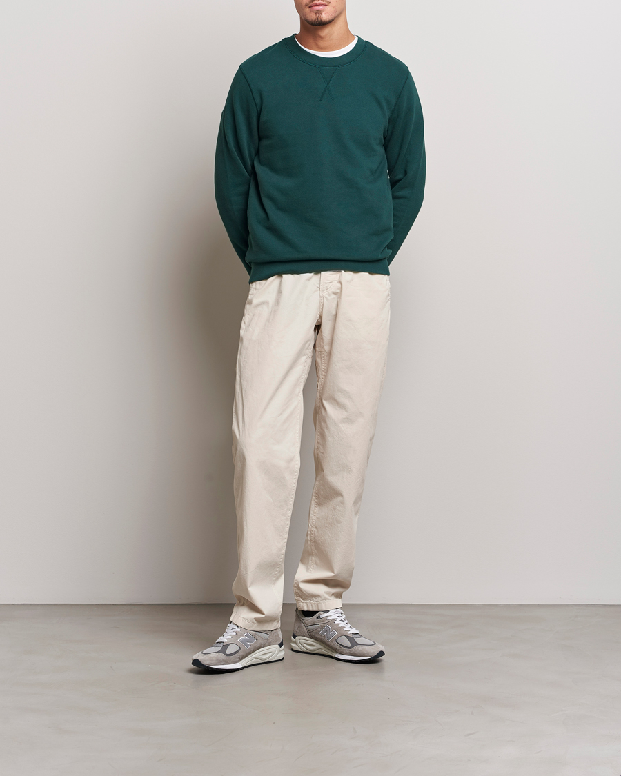 Herre | Gensere | Sunspel | Loopback Sweatshirt Peacock