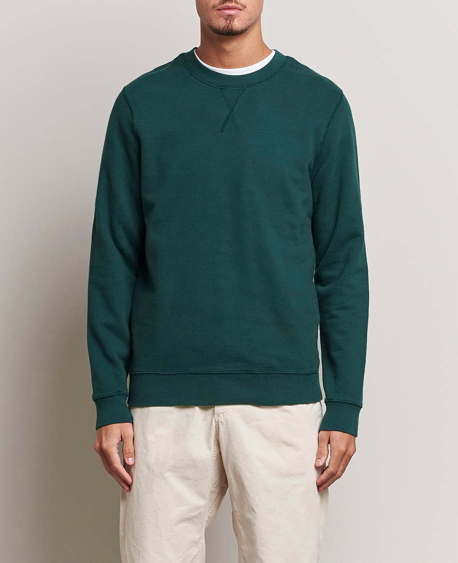 Herre |  | Sunspel | Loopback Sweatshirt Peacock