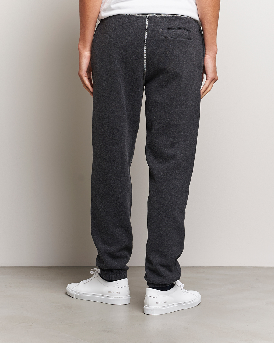 Herre | Bukser | Sunspel | Fleecback Joggers Charcoal Melange