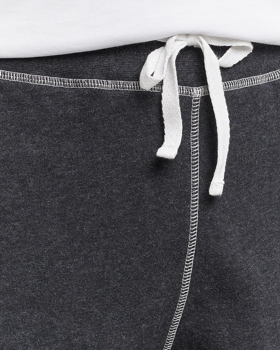Herre | Bukser | Sunspel | Fleecback Joggers Charcoal Melange
