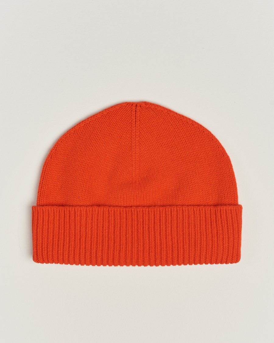 Herre | Sunspel Lambswool Hat Magma | Sunspel | Lambswool Hat Magma