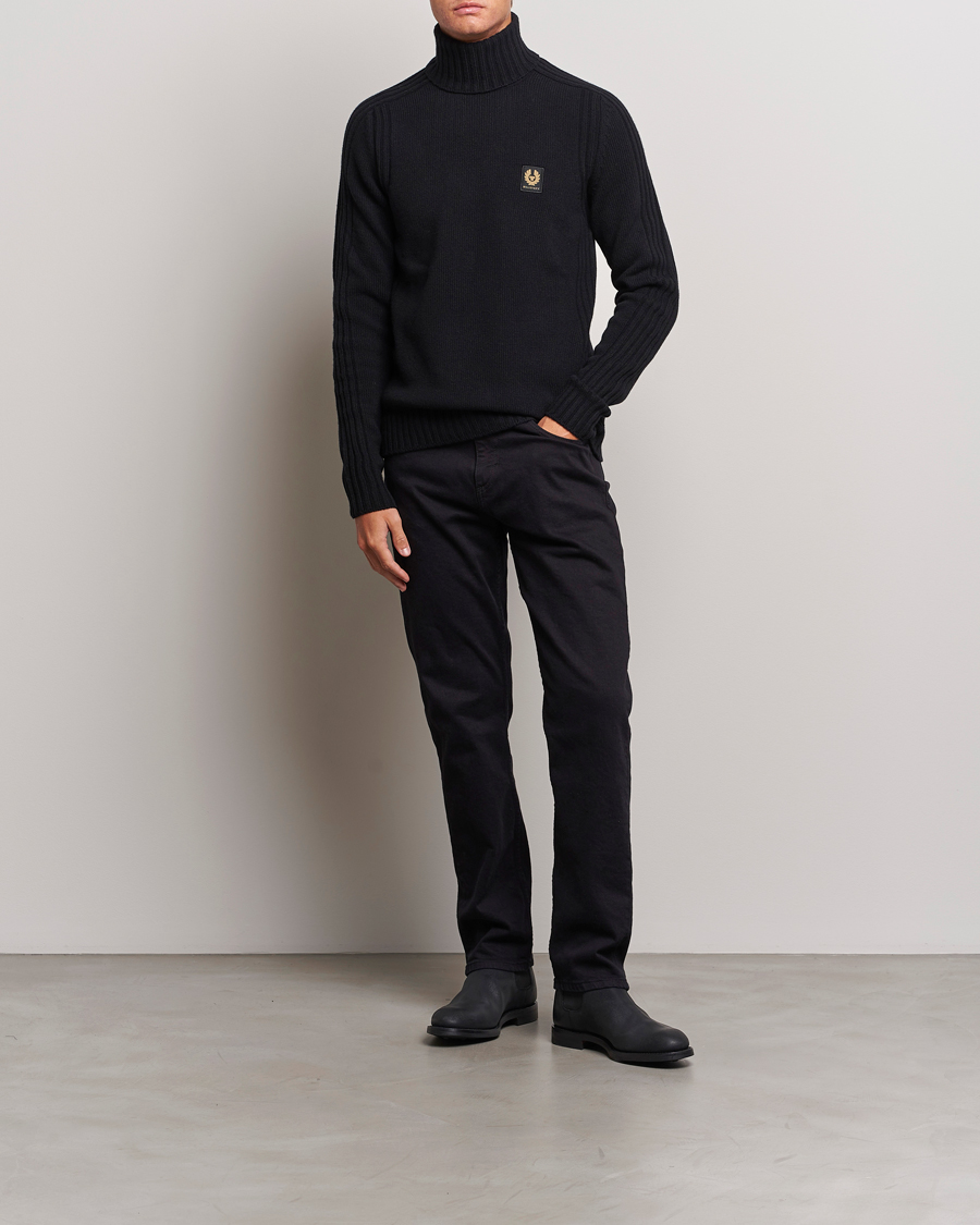 Herre | Gensere | Belstaff | Watch Wool Rollneck Black