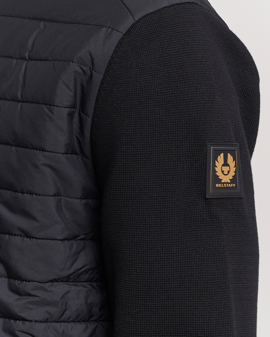 Herre | Jakker | Belstaff | Vert Full Zip Hybrid Cardigan Black