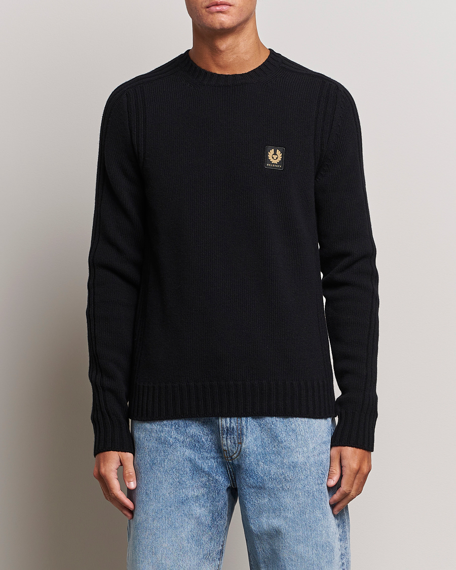 Herre | Belstaff | Belstaff | Watch Wool Crewneck Black