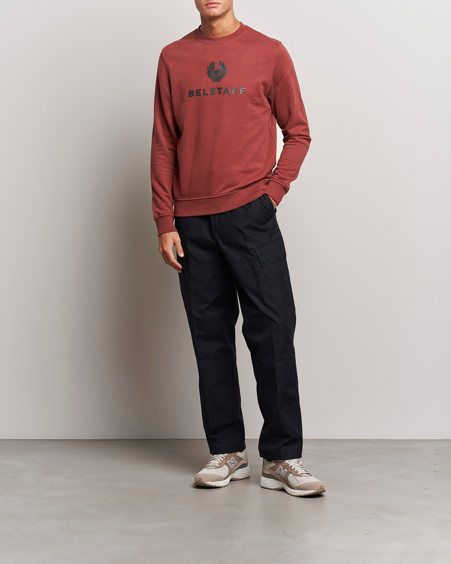 Herre | Gensere | Belstaff | Signature Crewneck Lava Red