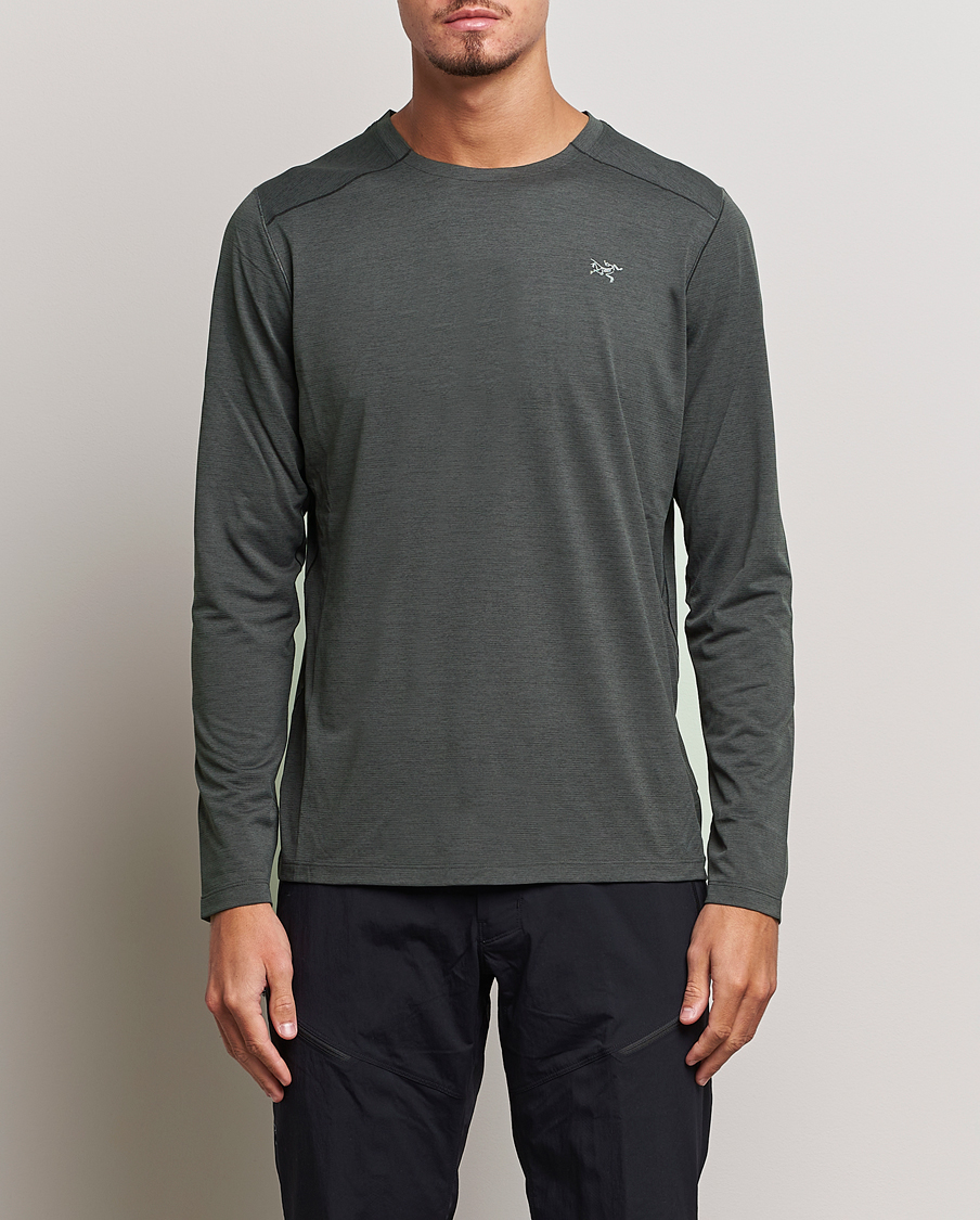 Herre | Langermede t-shirts | Arc'teryx | Cormac Long Sleeve T-Shirt Black Heather