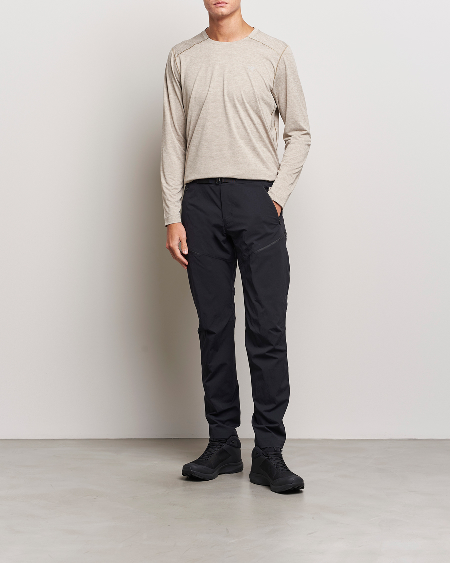 Herre | T-Shirts | Arc'teryx | Cormac Long Sleeve T-Shirt Smoke Bluff Heather