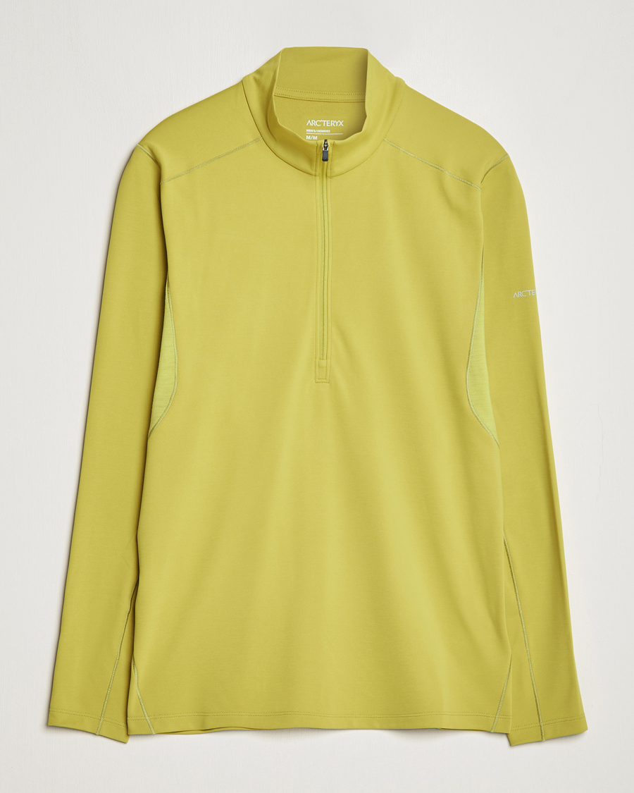 Herre | Gensere | Arc'teryx | Rho Hybrid Half-Zip Lampyre Yellow