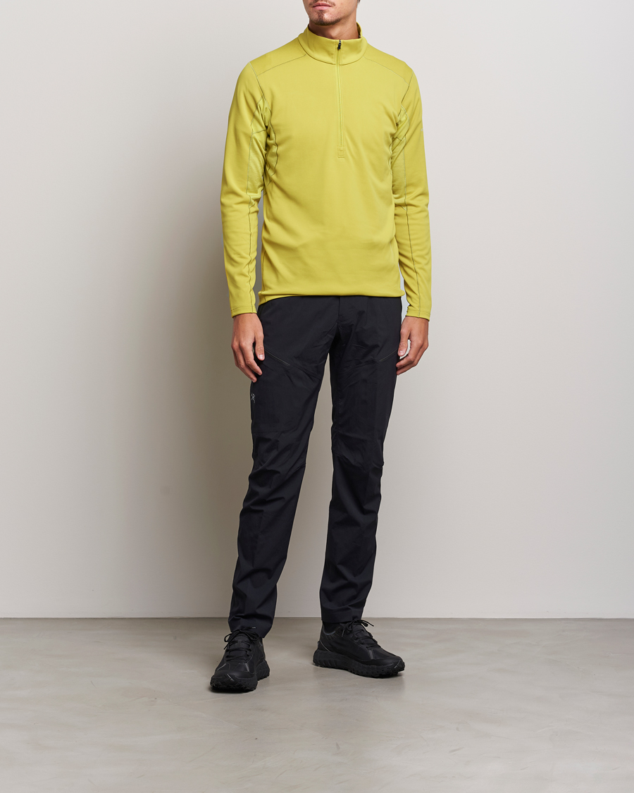 Herre | Gensere | Arc'teryx | Rho Hybrid Half-Zip Lampyre Yellow