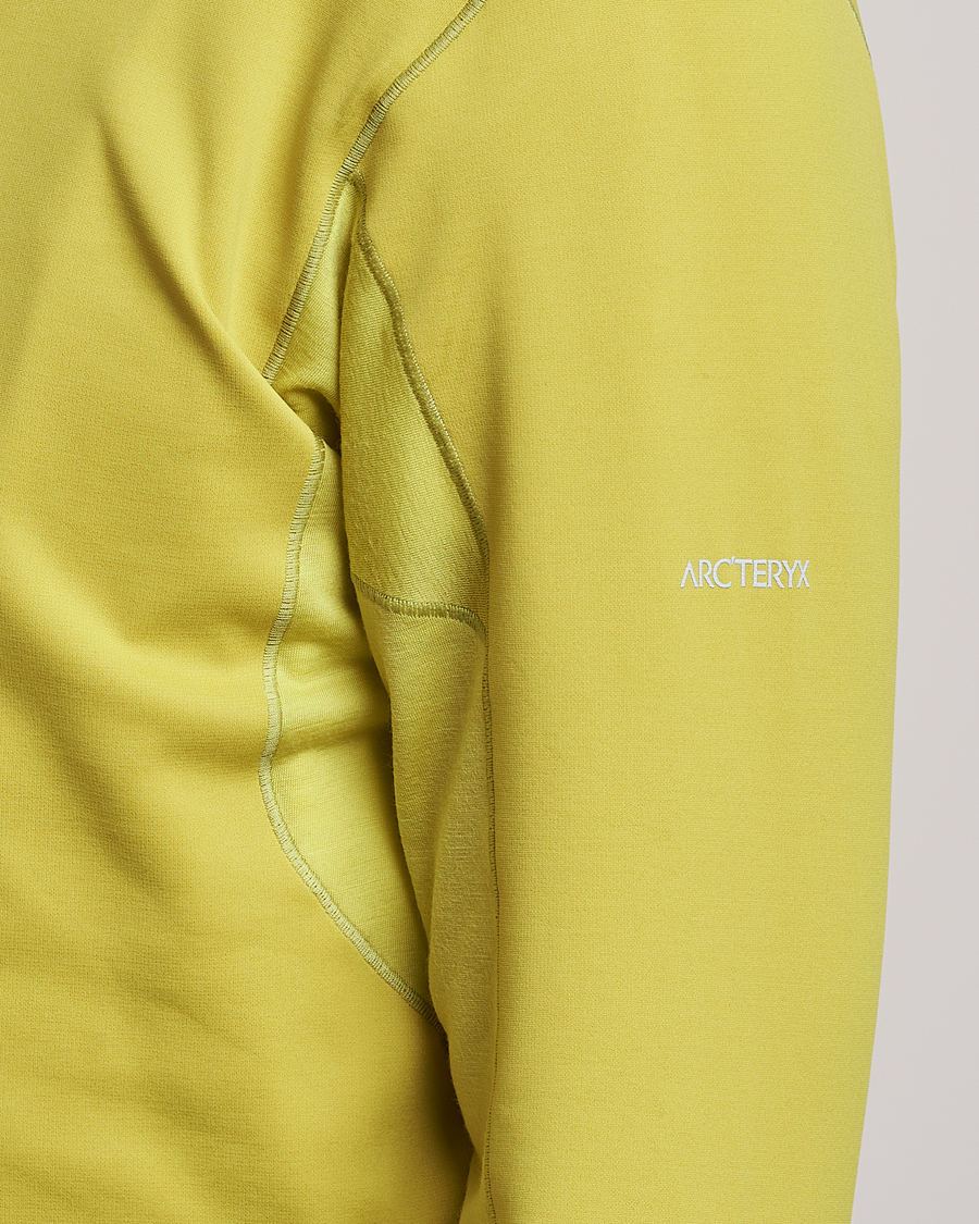 Herre | Gensere | Arc'teryx | Rho Hybrid Half-Zip Lampyre Yellow