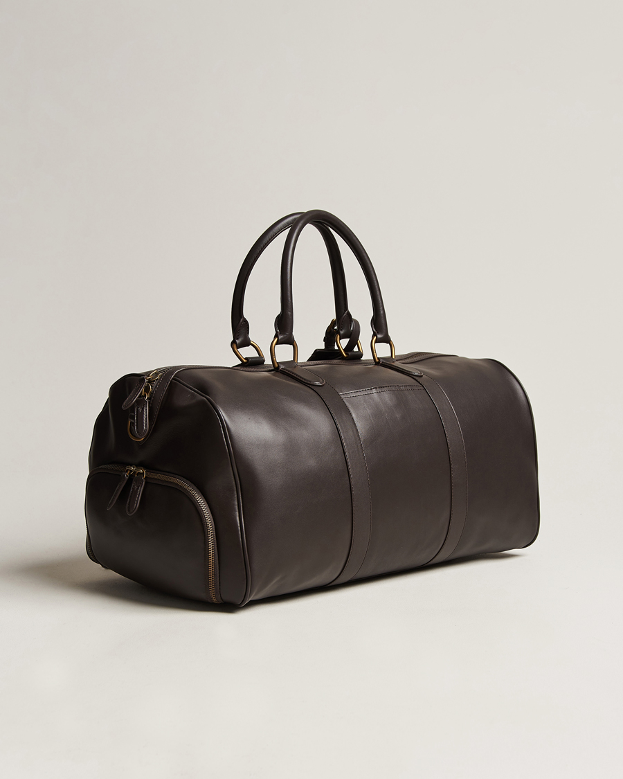 Herre | Polo Ralph Lauren Leather Duffle Bag  Dark Brown | Polo Ralph Lauren | Leather Duffle Bag  Dark Brown