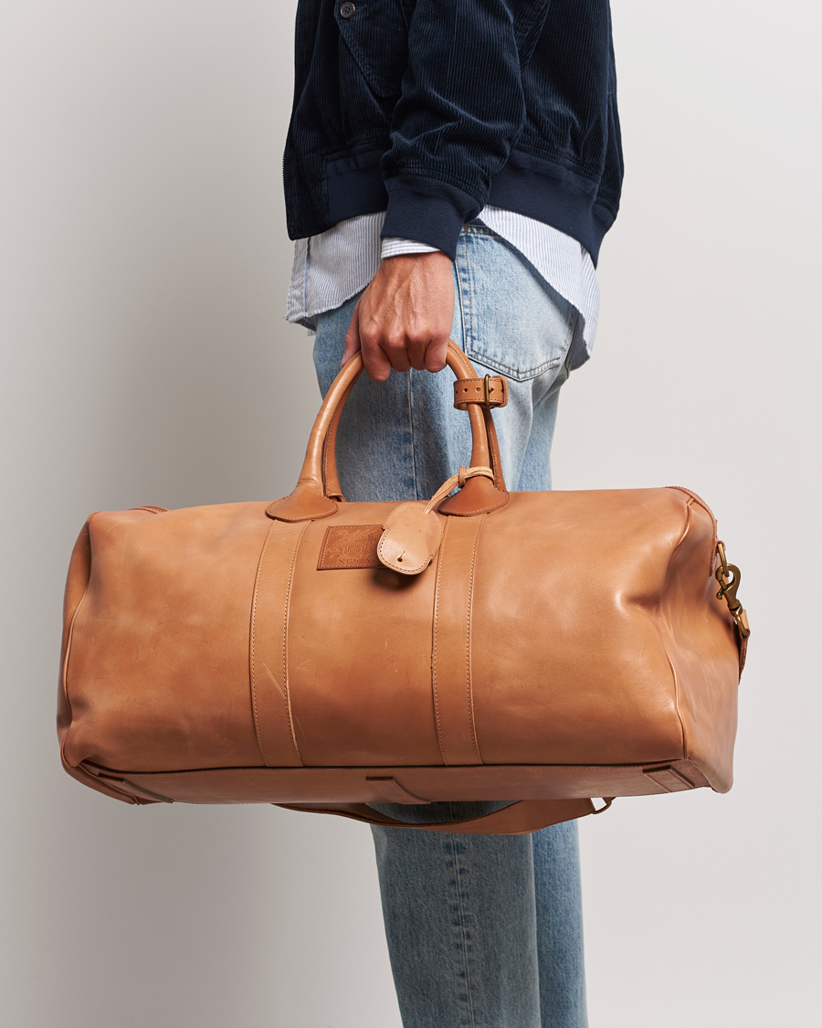 Herre | Weekendbager | Polo Ralph Lauren | Heritage Leather Dufflebag Tan