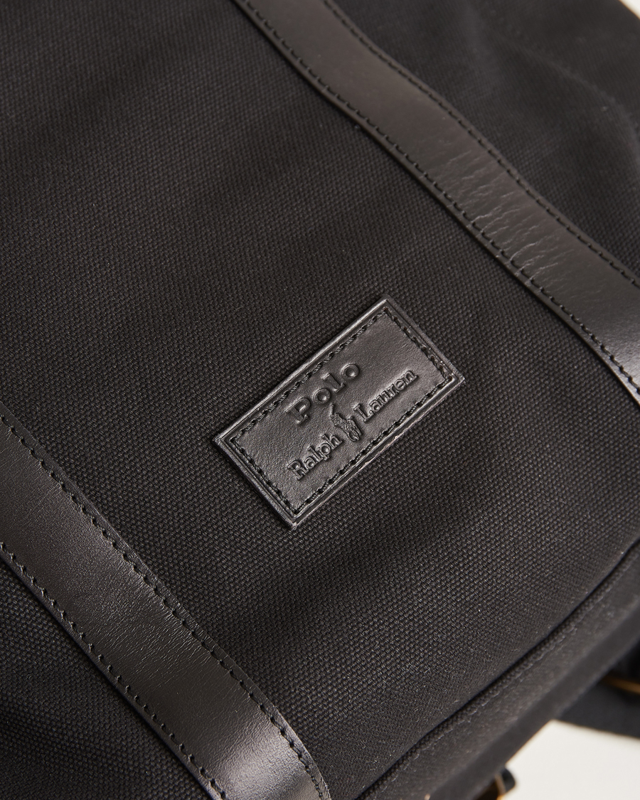 Herre | Polo Ralph Lauren Canvas Backpack Black | Polo Ralph Lauren | Canvas Backpack Black