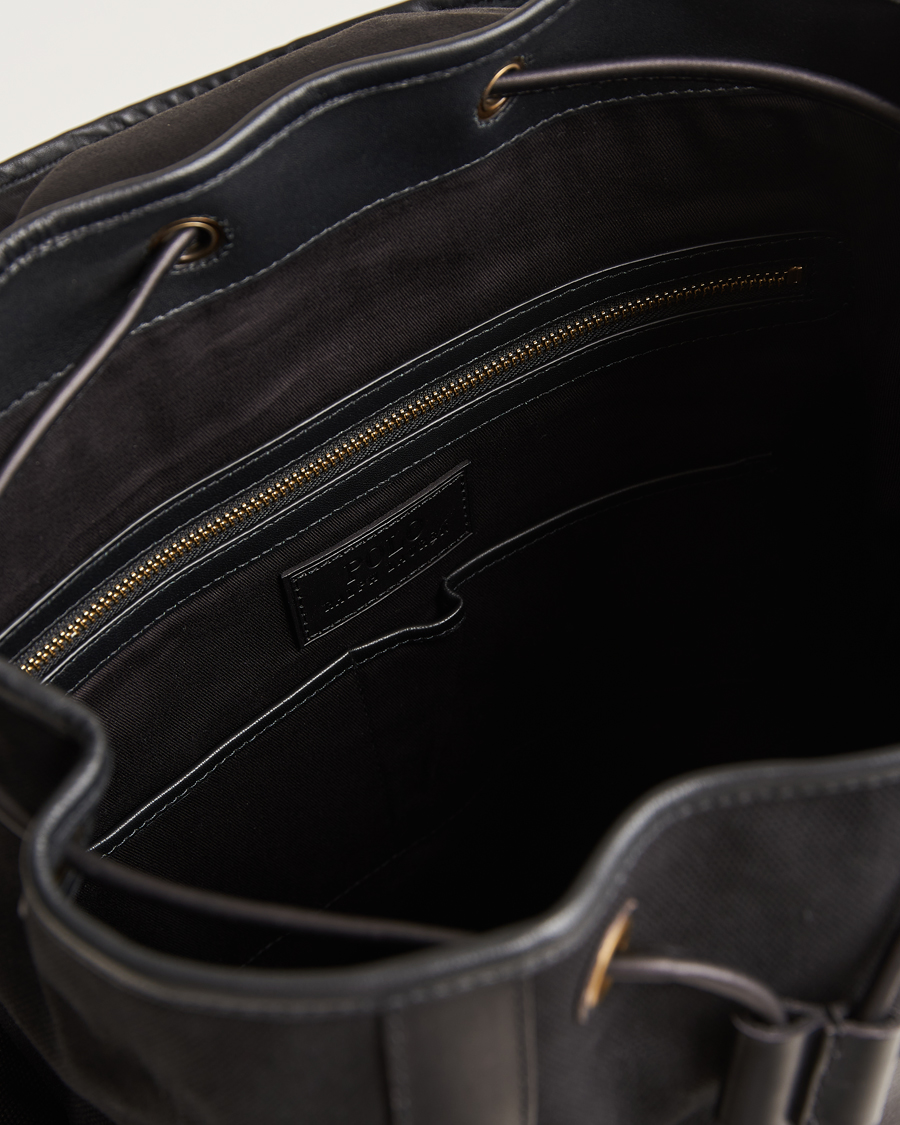 Herre | Polo Ralph Lauren Canvas Backpack Black | Polo Ralph Lauren | Canvas Backpack Black
