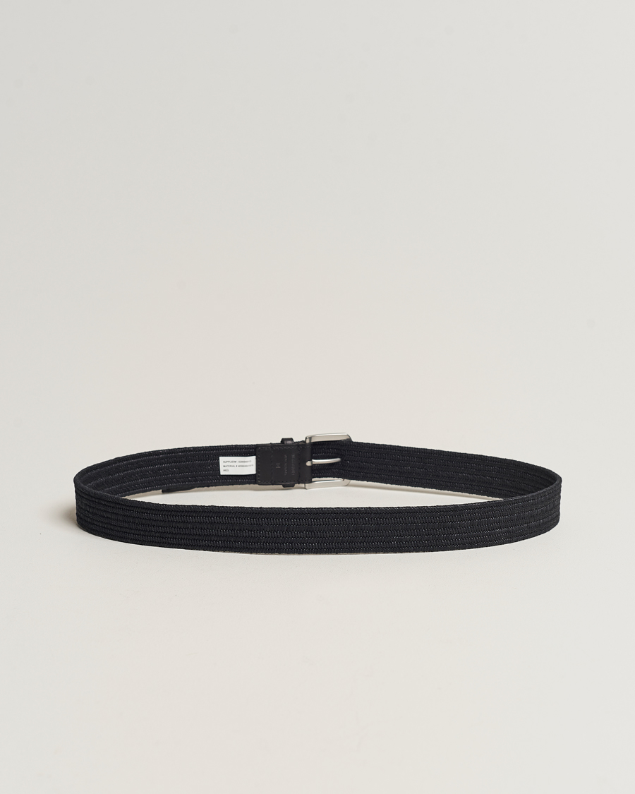 Herre | Tilbehør | Polo Ralph Lauren | Braided Cotton Elastic Belt Polo Black