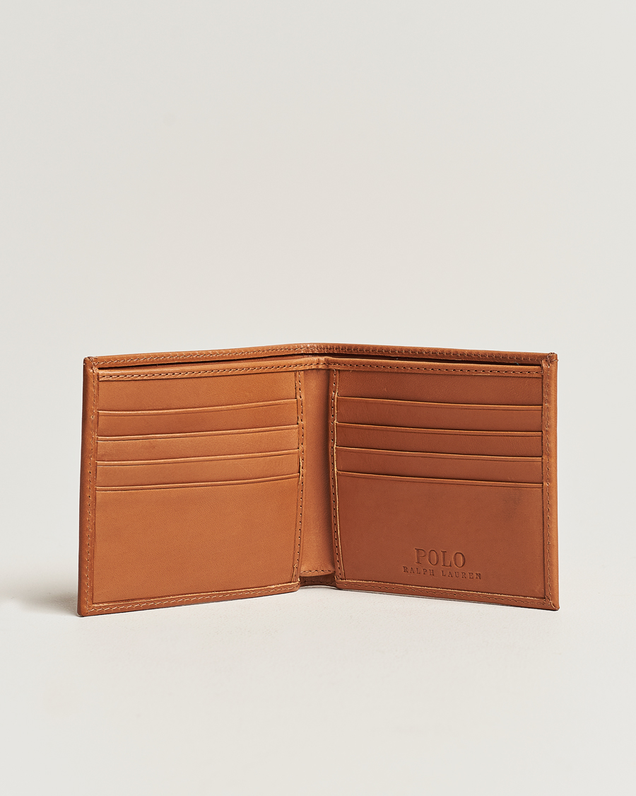 Herr | Accessoarer | Polo Ralph Lauren | Heritage Letaher Billfold Wallet Tan