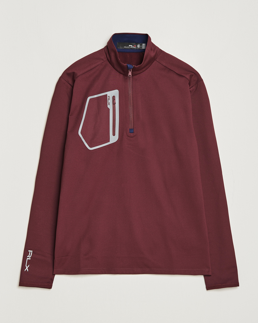 Herre | Gensere | RLX Ralph Lauren | Luxury Performance Jersey Harvard Wine
