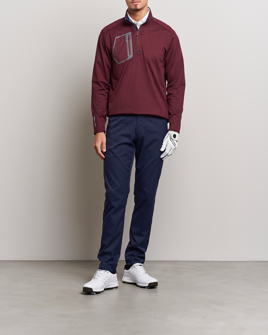 Herre | Gensere | RLX Ralph Lauren | Luxury Performance Jersey Harvard Wine