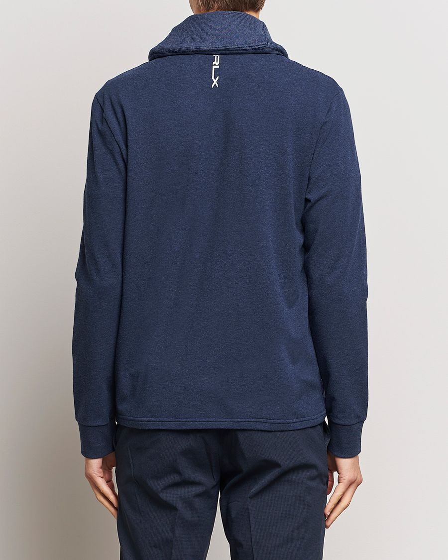 Herre | Gensere | RLX Ralph Lauren | Fine Terry Cardigan Blue Heather