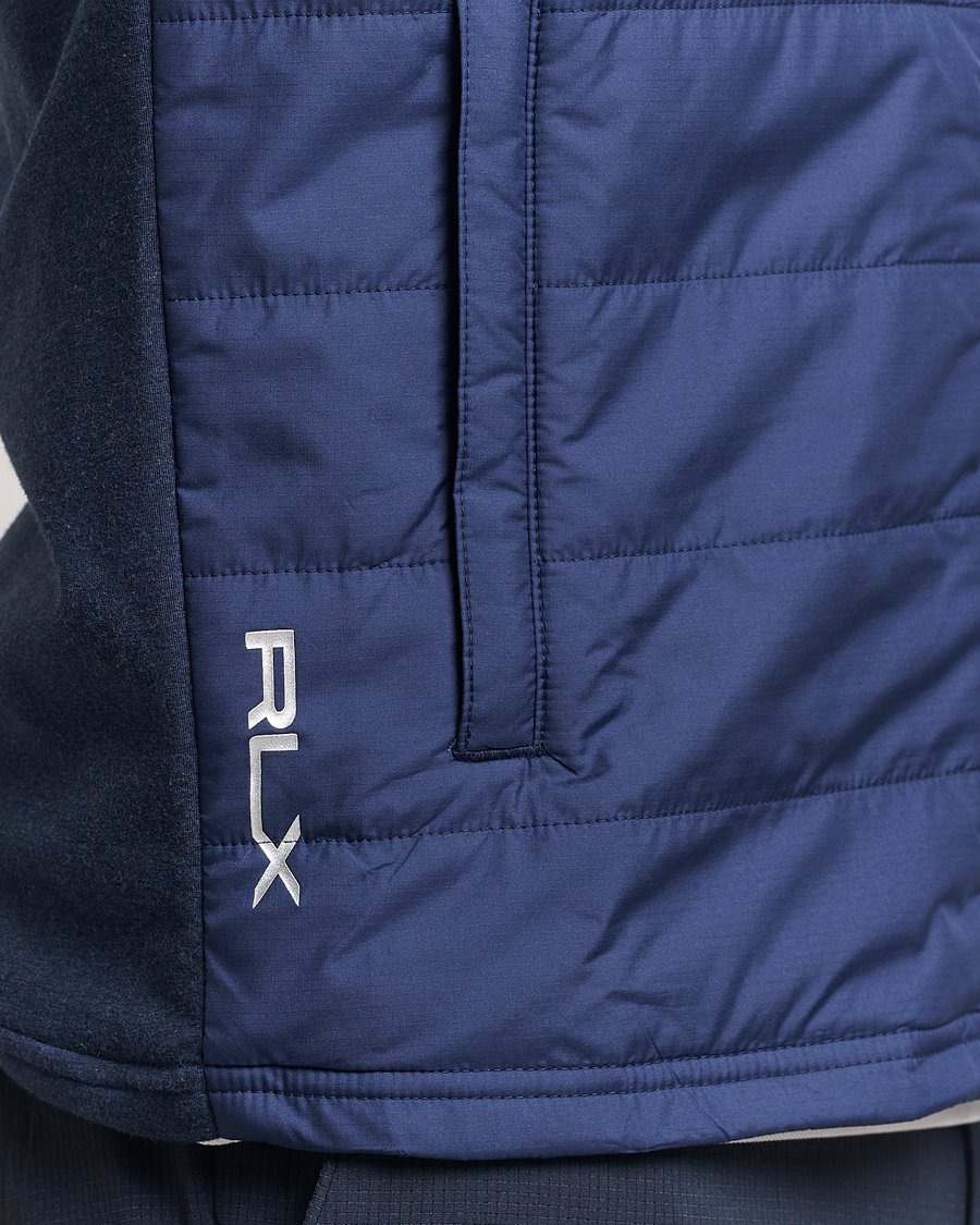 Herre | Gensere | RLX Ralph Lauren | Fine Terry Cardigan Blue Heather