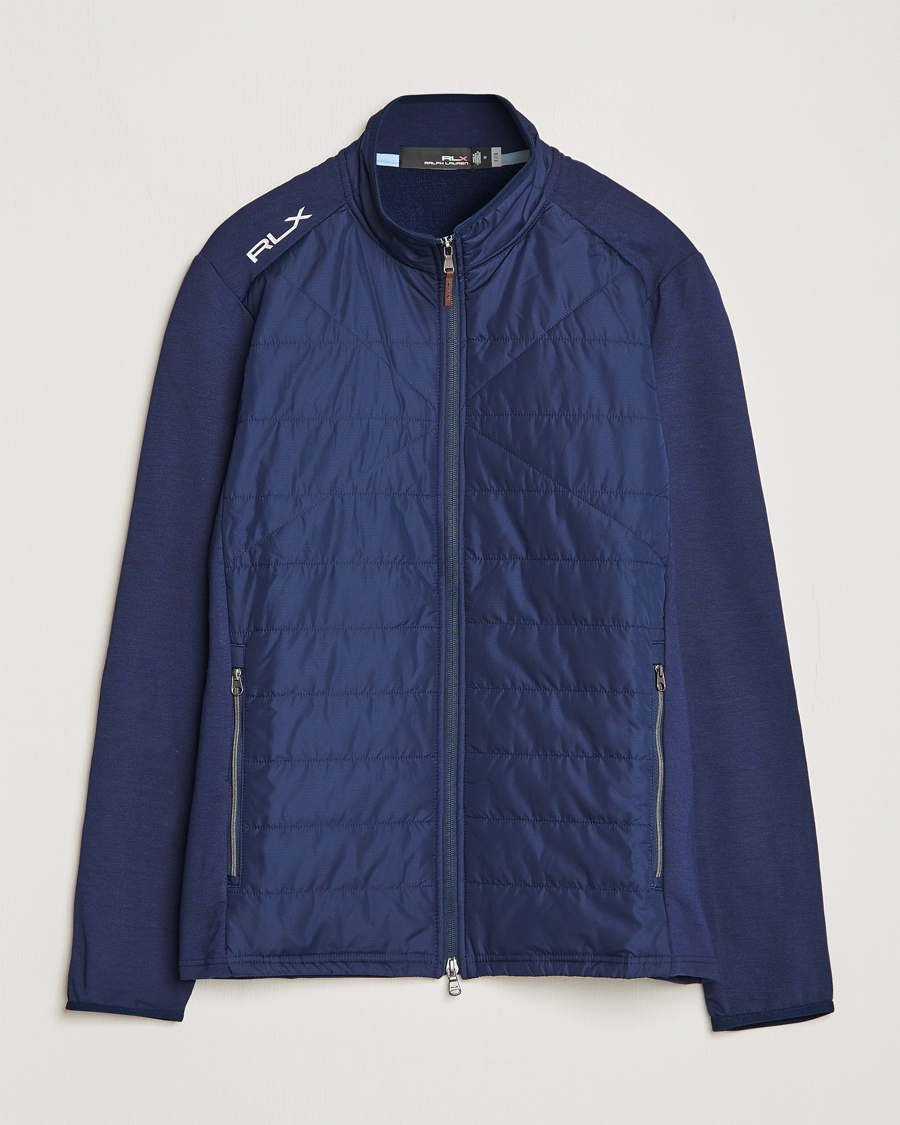 Herre | Gensere | RLX Ralph Lauren | Performance Wool Full Zip French Navy