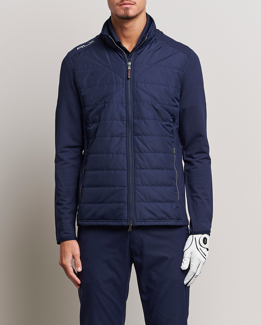 Herre | Klær | RLX Ralph Lauren | Performance Wool Full Zip French Navy