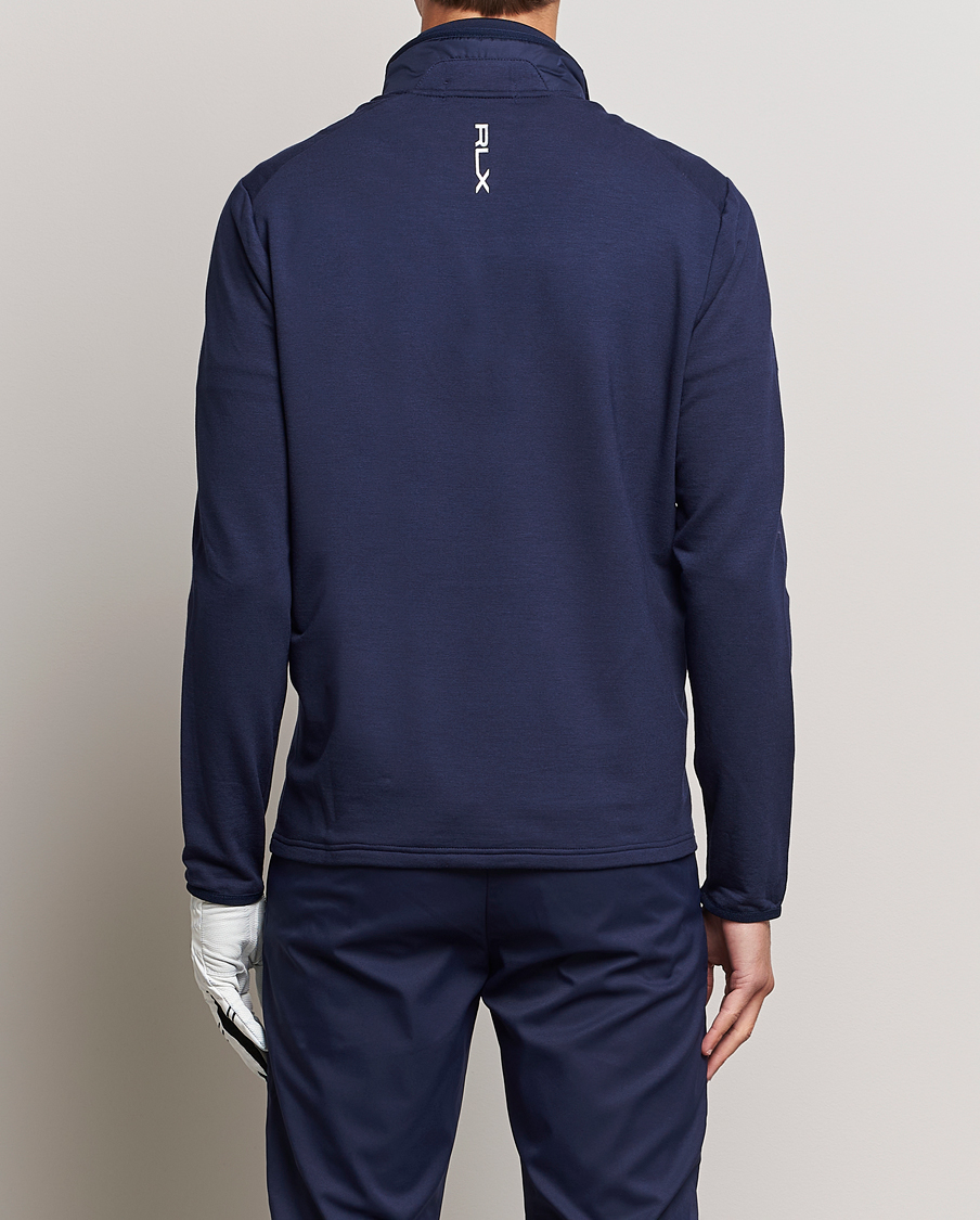Herre | Gensere | RLX Ralph Lauren | Performance Wool Full Zip French Navy
