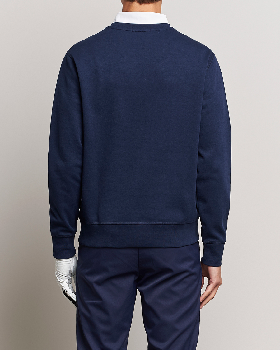 Herre | Gensere | RLX Ralph Lauren | Bear Double Knit Pullover French Navy