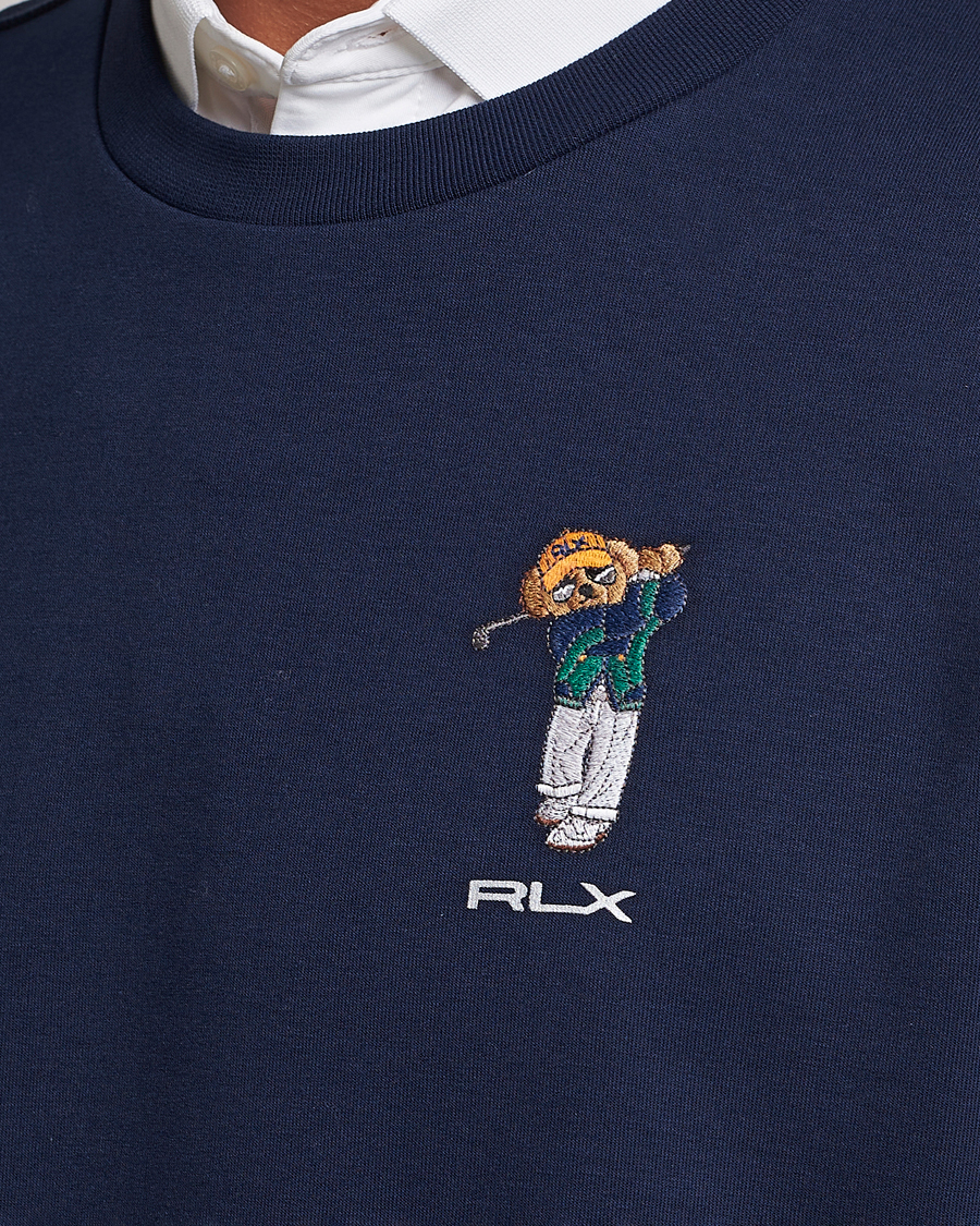 Herre | Gensere | RLX Ralph Lauren | Bear Double Knit Pullover French Navy